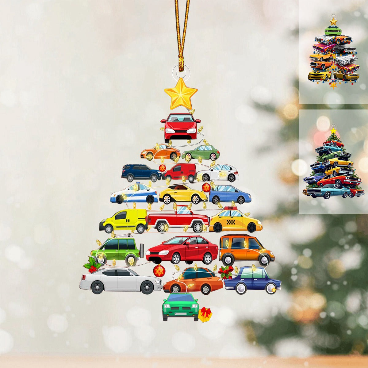 Cars Christmas OrnamentGift For Car Lover2024 New Release busige